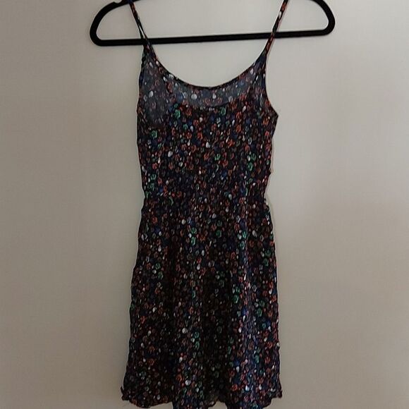 H&M skull & Rose Rayon dress sz. 4 - Picture 4 of 7